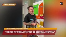 “Vinimos a ponerle un poco de color al hospital”