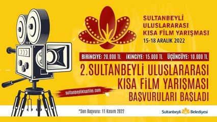 2. Sultanbeyli Uluslararası Kısa Film Yarışması başvuruları başladı