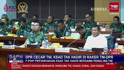 KSAD Tak Hadir di Raker TNI-DPR, F-Demokrat: KSAD Tak Hadir, Harus Jadi Catatan!