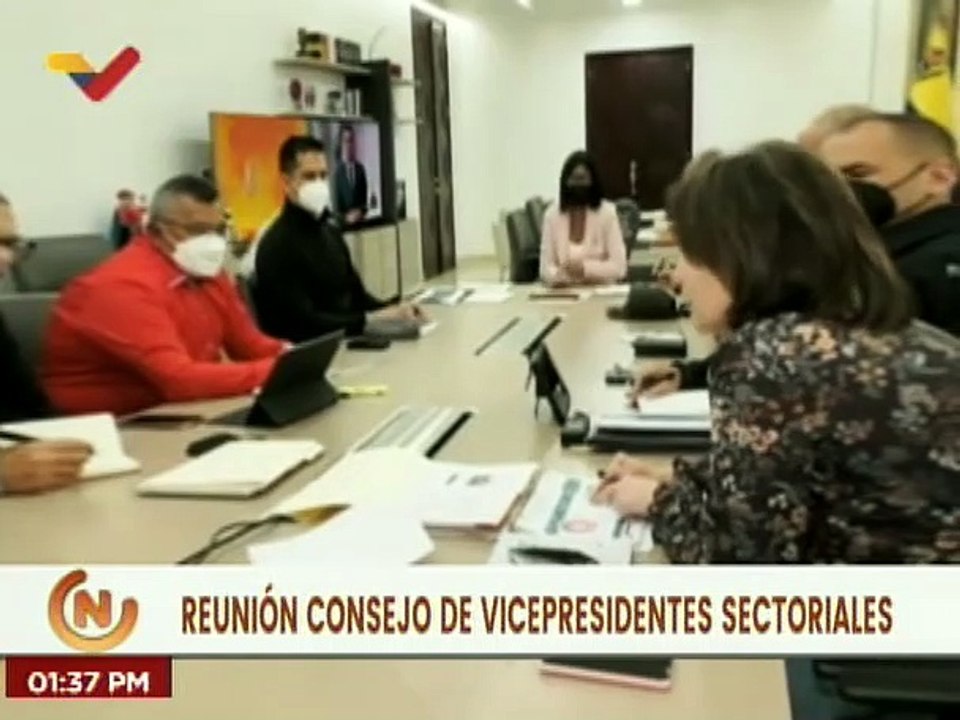 Consejo de Vicepresidentes Sectoriales evalúa acciones sociales y optimización de servicios públicos