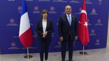 Çavuşoğlu, Fransa Dışişleri Bakanı Colonna ile görüştü