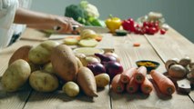 Right way to cut vegetables with the help of knife 4k video