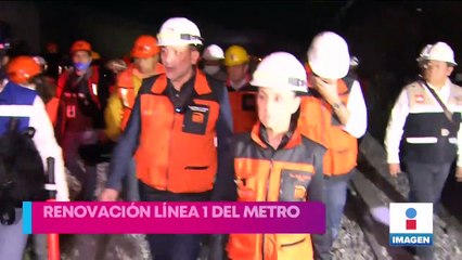 Renovación de la Línea 1 del Metro lleva un avance del 15%: Sheinbaum