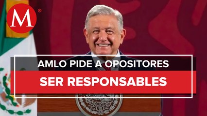 AMLO pide a oposición dar “trato especial” a temas de seguridad
