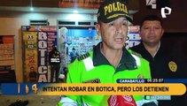 Robo frustrado en Carabayllo: Ladrones intentan asaltar botica, pero son detenidos por la policía