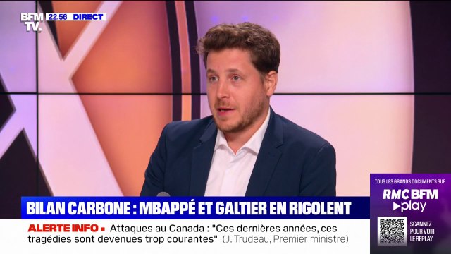 Pour Julien Bayou (EELV), la réaction de Christophe Galtier et Kylian Mbappé sur les trajets en avion relève du mépris