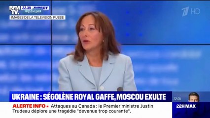 Ukraine: les premières déclarations de Ségolène Royal reprises par la télévision russe