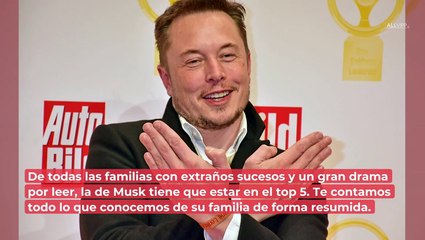 Conoce a la interesante y numerosa familia de Elon Musk