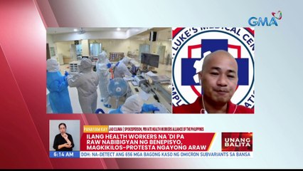 Panayam kay Jao Clumia, Spokesperson, Private Health Workers Alliance of the Philippines | UB