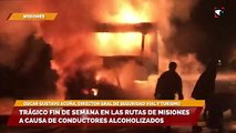 Trágico fin de semana en las rutas de Misiones a causa de conductores alcoholizados