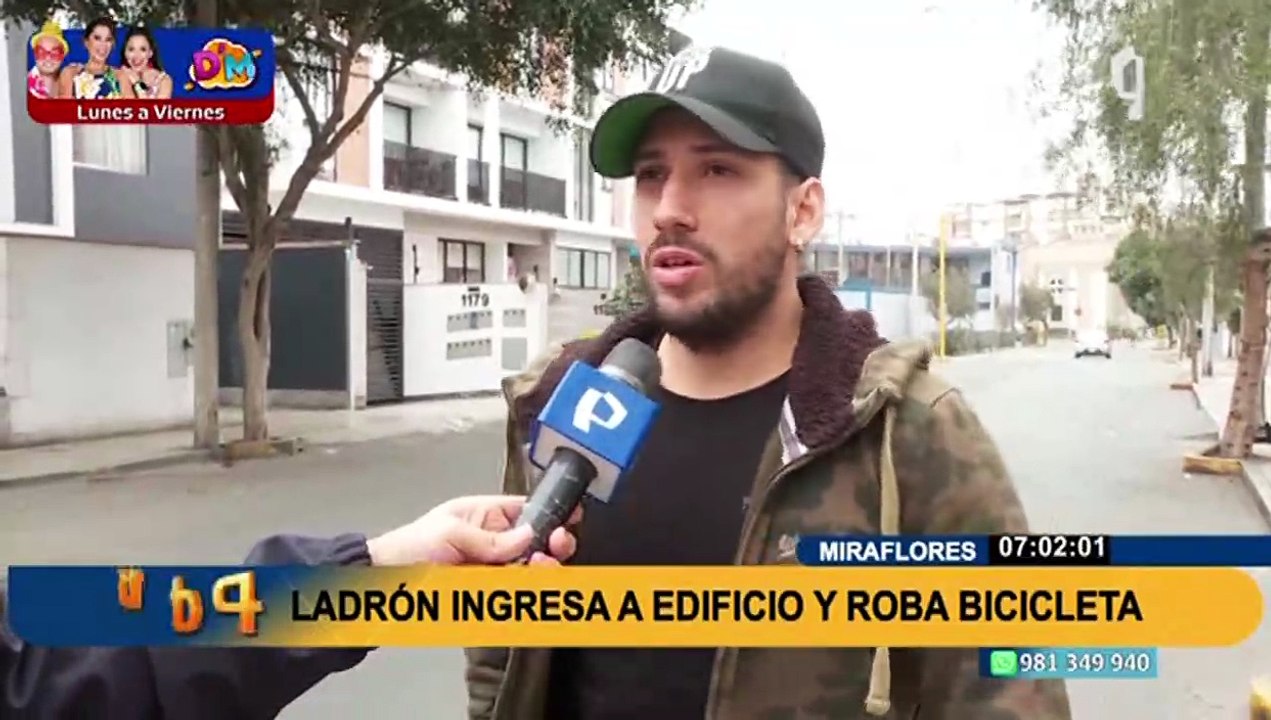 Miraflores: roban bicicleta valorizada en más de 1000 soles