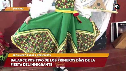 Sala cinco | Balance positivo de los primeros días de la Fiesta del Inmigrante