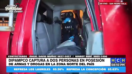 Capturan a dos personas en posesión de 5 kilos de supuesta cocaína