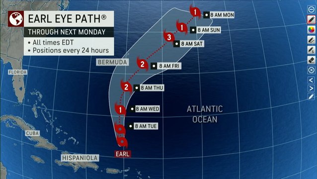 Your tropical forecast for Danielle and Earl in the Atlantic and Kay in the Pacific
