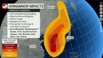 Typhoon Hinnamnor brings high risk of flooding to South Korea and Japan