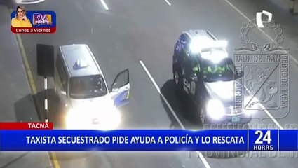 Tacna: PNP capturó a una presunta banda criminal que secuestró a taxista
