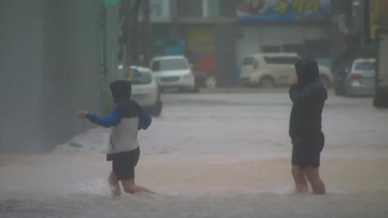 [뉴스라이브] 3시간 내륙 휩쓴 태풍 '힌남노'에 피해 속출...오전까지 '유의' / YTN