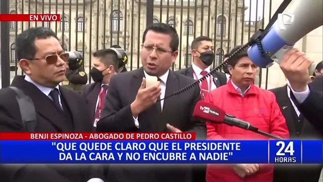 Pedro Castillo: Rechazo todas las imputaciones contra el presidente de la República