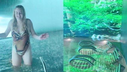 'This storm spa room in Milan offers a TERRIFYINGLY RELAXING experience '