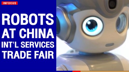 Robots at China int'l services trade fair | The Nation