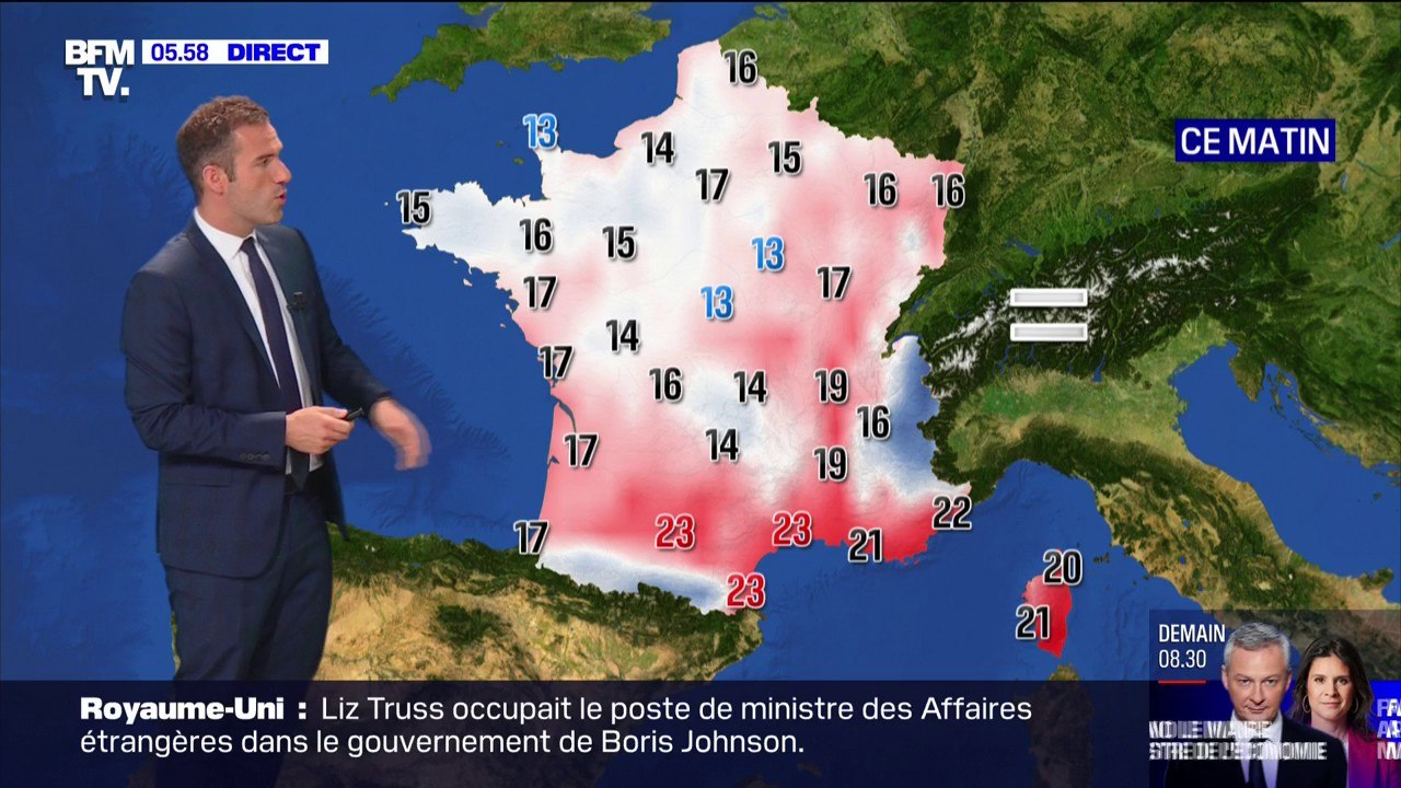 Météo: 17 départements placés en vigilance orange orages, des fortes rafales de vent attendues