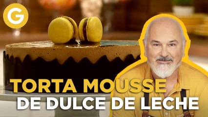 Postre TORTA MOUSSE de DULCE DE LECHE | Los CLÁSICOS de Osvaldo Gross | El Gourmet