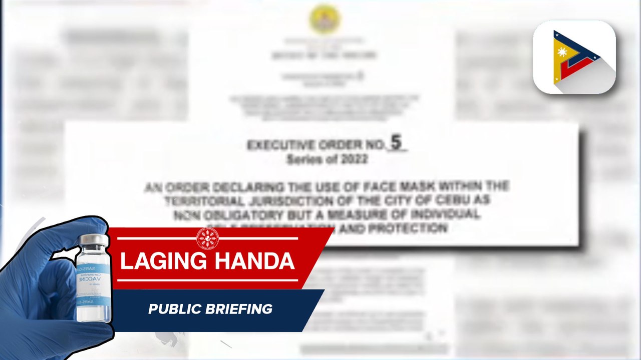 Cebu City Lgu Hinimok Ang National Government Na Gawing Pilot Area Ang Lungsod Sa Pagpapatupad