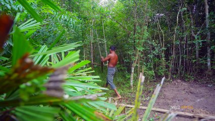 We Built The Most Amazing Bamboo Villa by Ancient Skills, JungleSurvivalSkills