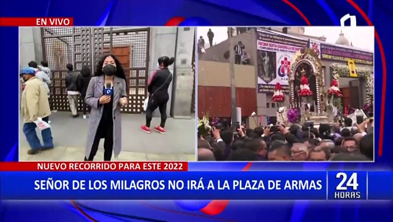 Señor de los Milagros: por primera vez en 350 años recorrido no llegará hasta la Plaza de Armas