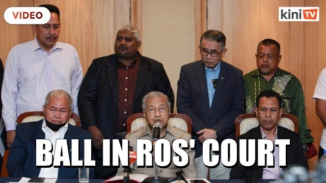 Dr M-led GTA submits registration papers to ROS