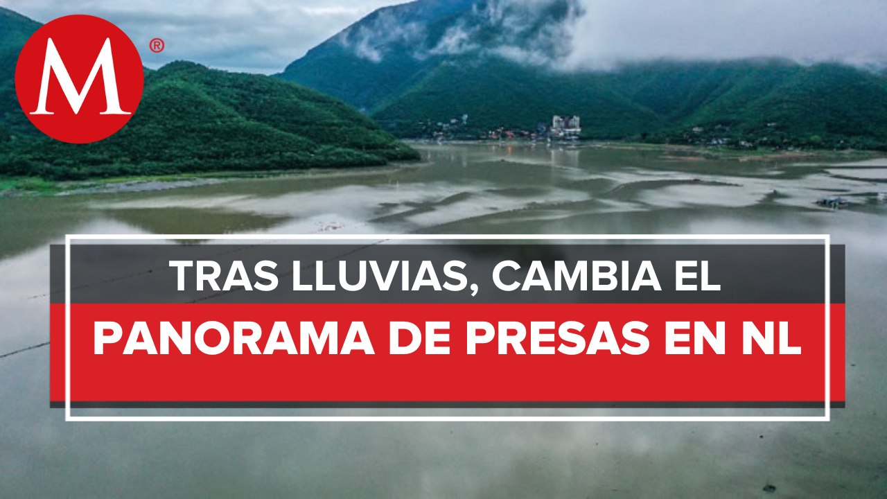 Lluvias han beneficiado a las presas de Nuevo León