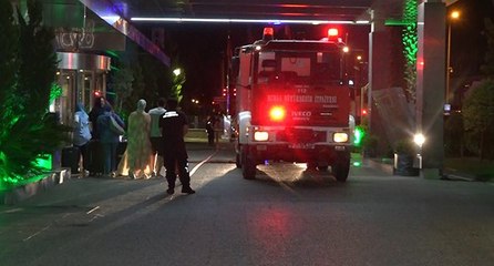 Bursa’da 4 yıldızlı otelde korkutan yangın