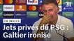 Jets privés du PSG : Christophe Galtier, l’entraîneur, ironise sur les voyages de ses joueurs