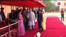 Bangladesh PM Sheikh Hasina receives grand welcome at Rashtrapati Bhavan