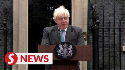 Download Video: Boris Johnson's final speech as UK PM at Downing St