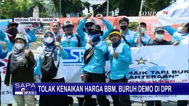 Demo Tolak Kenaikan Harga BBM Subsidi, Buruh Tuntut DPR Bentuk Panja atau Pansus BBM!