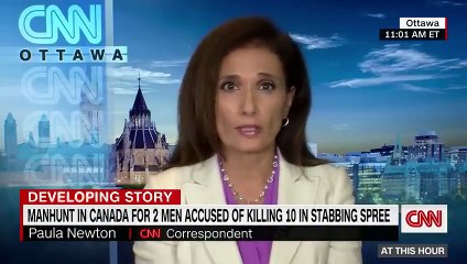 Manhunt underway in Canada after deadly mass stabbing