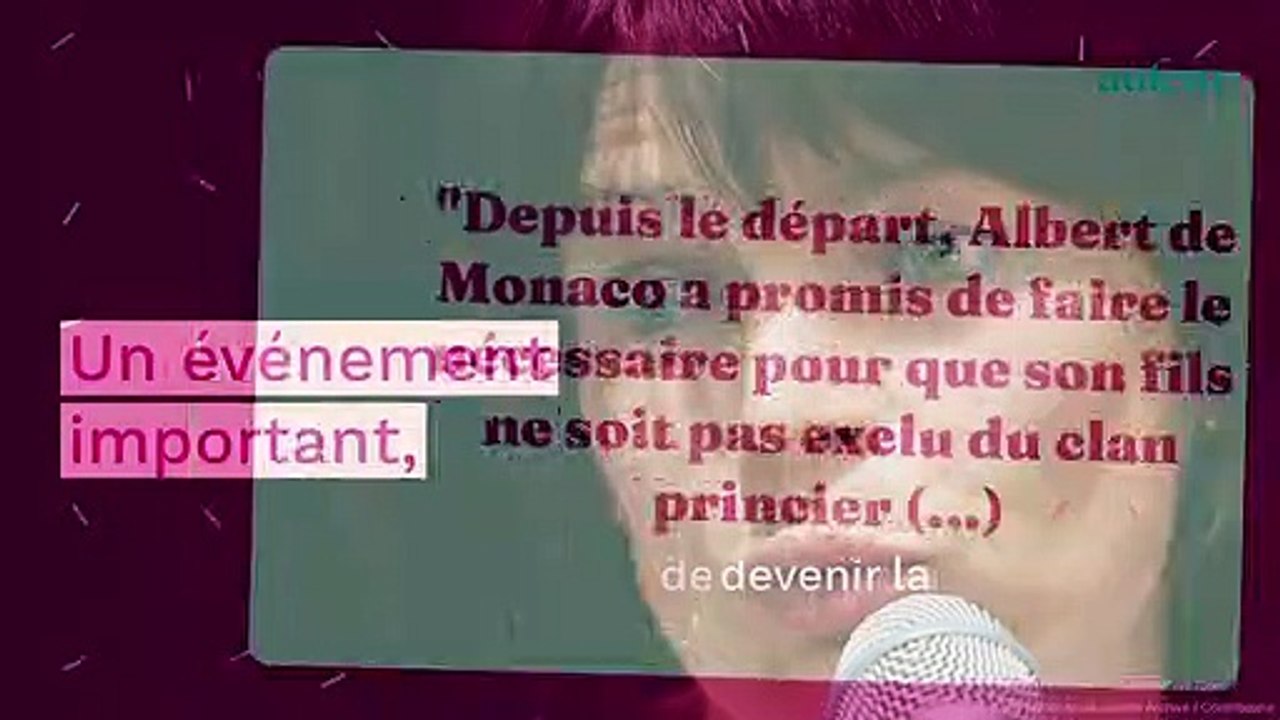 Alexandre Grimaldi : le fils d'Albert de Monaco a une très célèbre marraine
