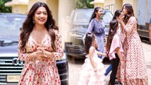 Rashmika Mandanna Looks Super Cute At Goodbye Trailer Launch