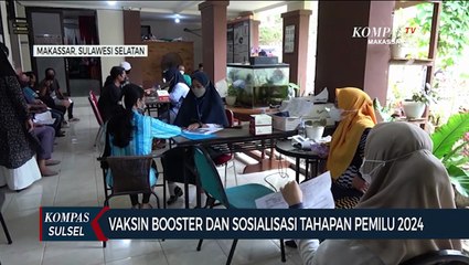 Vaksin Booster Dan Sosialisasi Tahapan Pemilu 2024