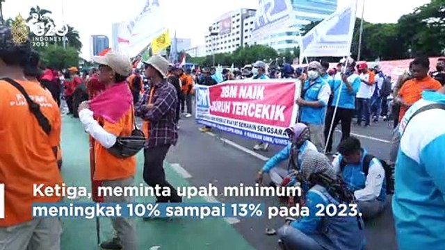 Demonstrasi Tolak Kenaikan Harga BBM Terus Berlangsung