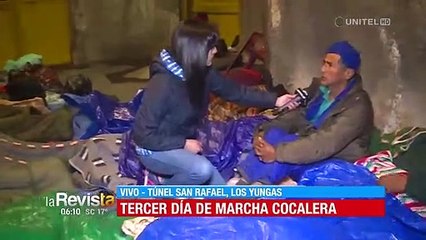 Marcha de Adepcoca ingresa en su tercer día para pedir el cierre del mercado paralelo  