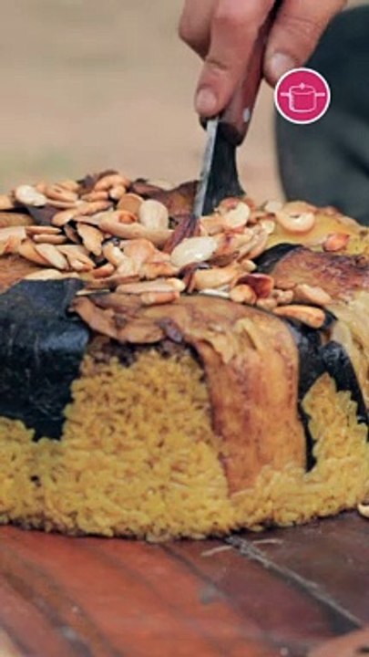 بالفيديو، طريقة تحضير مقلوبة الباذنجان