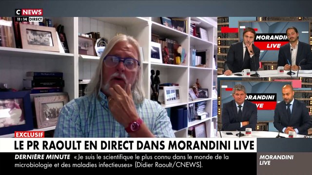 EXCLU - Le Pr Raoult révèle dans Morandini Live que de nombreuses personnalités et plusieurs politiques sont venus se faire soigner dans son IHU: Ca c'est ma fierté ! - VIDEO