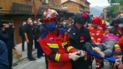 فيديو: ارتفاع عدد قتلى زلزال الصين إلى 65 مع استمرار جهود الإنقاذ