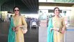 Jasmin Bhasin Indian Look में दिखीं बेहद खूबसूरत, Airport पर Yellow Kurte में हुईं Spot, Viral Video