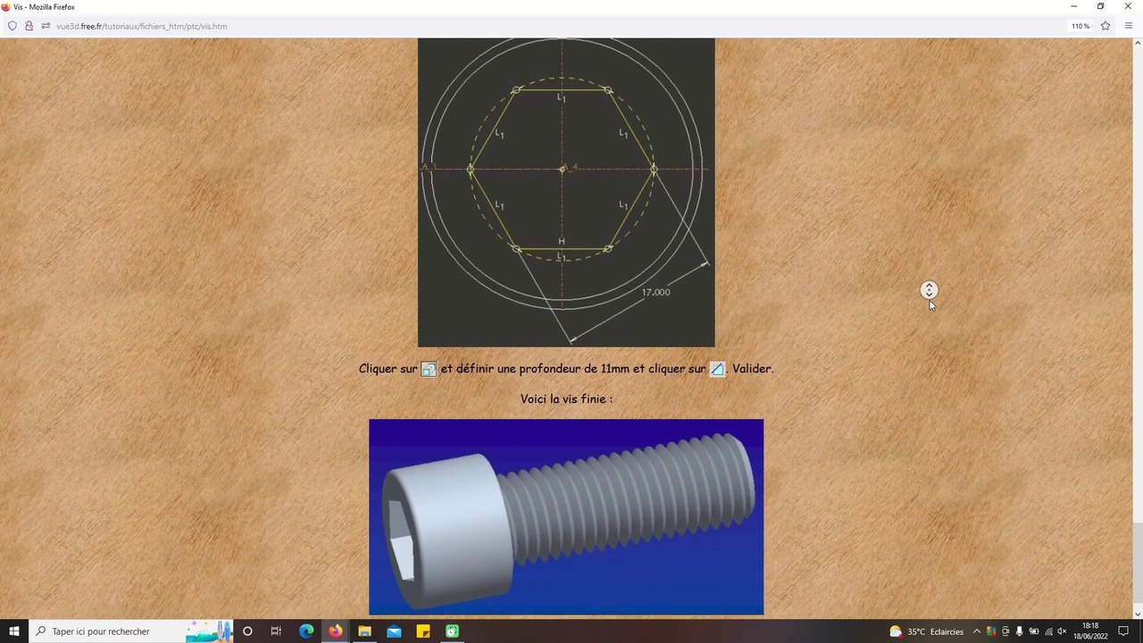 Tutoriel VIS avec Pro Engineer (CREO Parametric) - Vidéo Dailymotion