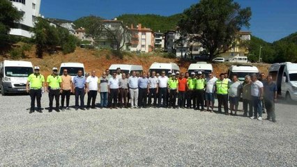 Muğla yerel haberi... Muğla'da servis şoförlerine uygulamalı eğitim verildi