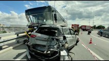 Son dakika haberi: Yenikapı'da İett Otobüsü Kaza Yaptı: 13 Yaralı