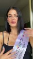 Il saluto di Miss Sicilia Giulia Vitaliti, giocatrice di pallavolo e influencer su TikTok